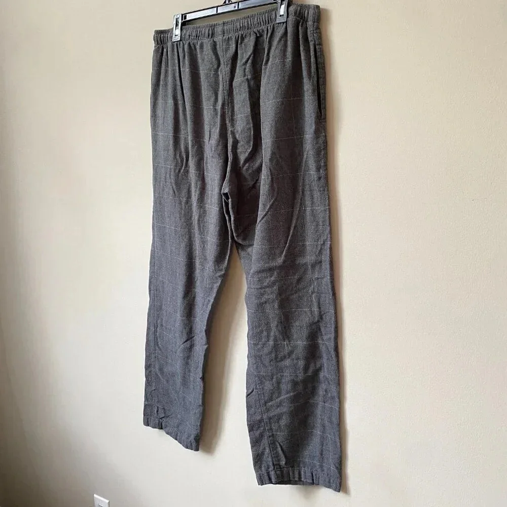 Vintage Polo Ralph Lauren Men's XL Flannel Plaid Straight Leg Lounge Sleep Pants